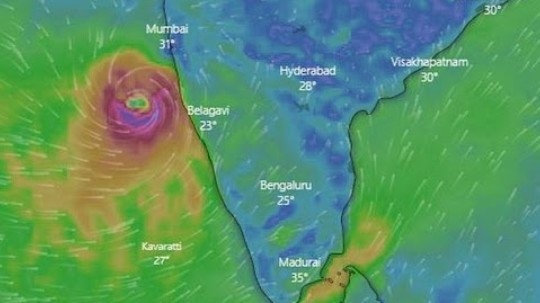 cyclone attack in konkan_