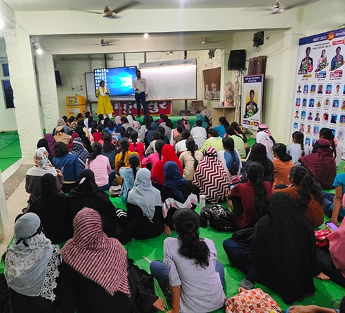 Girls health and menstruation work