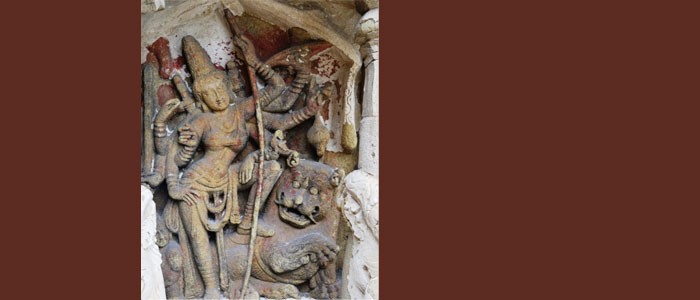 सौंदर्य, सामर्थ्य आणि संयमित शक्ती - कांचीपुरमची महिषासुरमर्दिनी