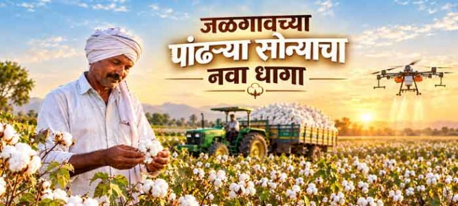 जळगावच्या पांढर्‍या सोन्याचा नवा धागा